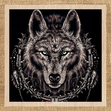 WOLF Glowforge laser file 3DWave.us